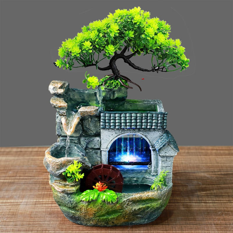 bonsai tree fountain